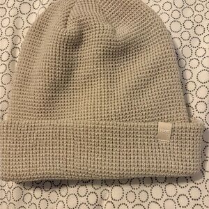 Vuori Beige Knit Beanie